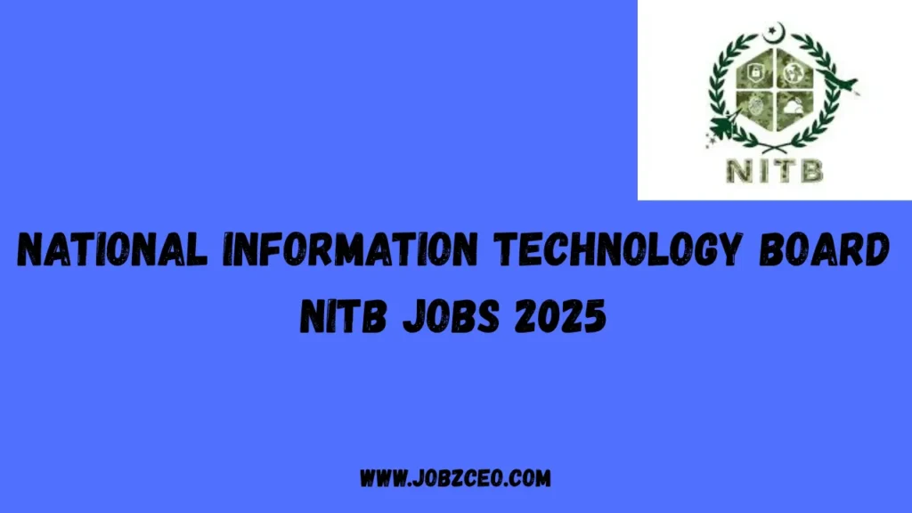 National Information Technology Board NITB Jobs 2025