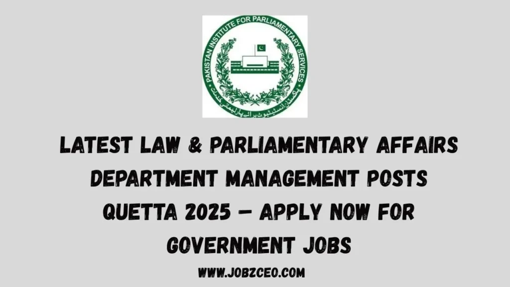 Law & Parliamentary Affairs Department Management