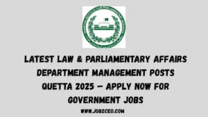 Law & Parliamentary Affairs Department Management